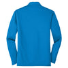 Port Authority Men's Brilliant Blue Silk Touch Performance Long Sleeve Polo