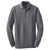 Port Authority Men's Iron Grey Long Sleeve EZCotton Pique Polo