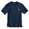 Carhartt Men's Tall Navy Workwear Pocket S/S T-Shirt