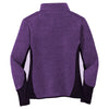 Port Authority Women's Purple Heather/Black R-Tek Pro Fleece Full-Zip Jacket