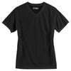 Sport-Tek Women's Black Dri-Mesh V-Neck T-Shirt