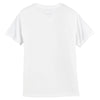 Sport-Tek Women's White Dri-Mesh V-Neck T-Shirt