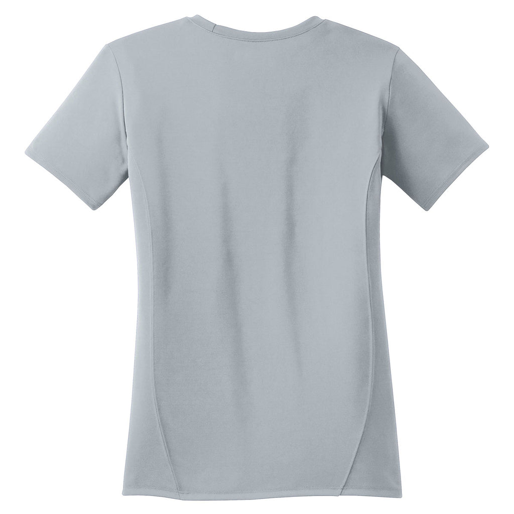 Sport-Tek Women's Silver Dry Zone Raglan Accent T-Shirt