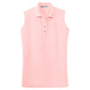 Port Authority Women's Light Pink Silk Touch Sleeveless Polo