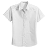 Port Authority Women's White Short Sleeve Easy Care, Soil Resistant Shirt
