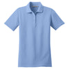 Port Authority Women's Light Blue Stain-Resistant Polo