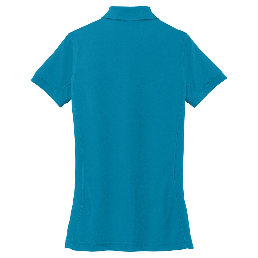 Port Authority Women's Blue Wake 5-in-1 Performance Pique Polo