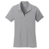Port Authority Women's Frost Grey Cotton Touch Performance Polo