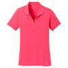 Port Authority Women's Hot Coral Cotton Touch Performance Polo