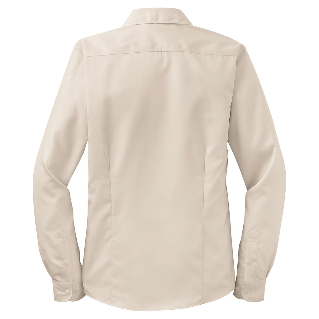 Port Authority Women's Light Stone Long Sleeve Non-Iron Twill Shirt