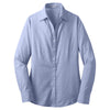 Port Authority Women's Chambray Blue Crosshatch Easy Care Shirt