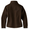 Port Authority Women's Brown/Chrome Glacier Softshell Jacket