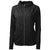 Cutter & Buck Women's Black Adapt Eco Knit Hybrid Recycled Full Zip Jacket