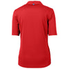 Cutter & Buck Women's Red Virtue Eco Pique Recycled Polo