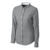 Cutter & Buck Women's Charcoal L/S Epic Easy Care Gingham