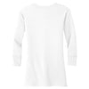 Port Authority Women's White Concept Stretch 3/4-Sleeve Scoop Henley
