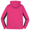 Sport-Tek Women's Neon Pink/Black Sport-Wick Fleece Colorblock Hooded Pullover