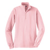 Sport-Tek Women's Pink 1/4-Zip Sweatshirt