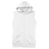 Sport-Tek Women's White Hooded Fleece Vest