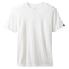 prAna Men's White Crew Neck T-Shirt