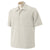 Harriton Men's Creme Barbados Textured Camp Shirt