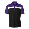 Cutter & Buck Men's College Purple/Black Chambers Polo
