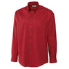 Cutter & Buck Men's Cardinal Red L/S Epic Easy Care Nailshead