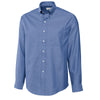 Cutter & Buck Men's French Blue L/S Epic Easy Care Royal Oxford Dress Shirt