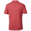 Clique Men's Cardinal Red Heather Charge Active Polo