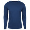 Next Level Men's Cool Blue Premium Fitted Long-Sleeve Crew Tee
