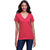 Next Level Women's Heather Red Eco Performance T-Shirt
