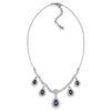 Carolee The Phoebe Blue Crystal Teardrop Necklace