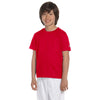 New Balance Youth Cherry Red Ndurance Athletic T-Shirt