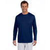 New Balance Men's Navy Ndurance Athletic Long-Sleeve T-Shirt