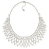 Carolee Crystal Stems Dramatic Frontal Necklace