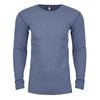 Next Level Men's Heather Blue Blended Thermal Tee