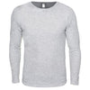 Next Level Men's Heather Gray Blended Thermal Tee