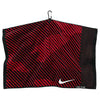 Nike Face/Club Black/Gym Red Jacquard Towel