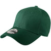New Era 39THIRTY Dark Green Structured Stretch Cotton Cap