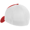 New Era 39THIRTY Scarlet Red/White Stretch Mesh Cap