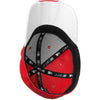 New Era 39THIRTY Scarlet Red/White Contrast Piped BP Performance Cap