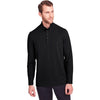 North End Men's Black Jaq Snap-Up Stretch Performance Pullover