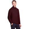 North End Men's Burgundy Jaq Snap-Up Stretch Performance Pullover