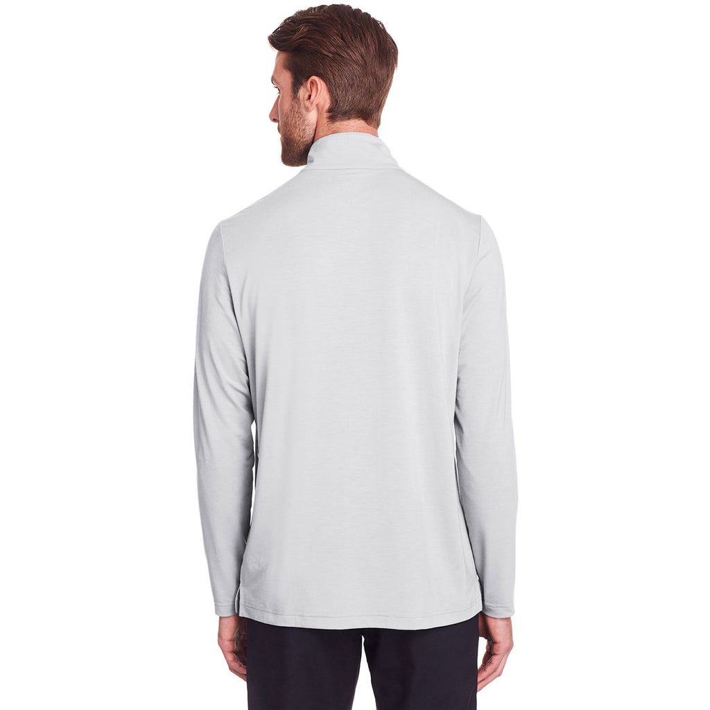 North End Men's Platinum Jaq Snap-Up Stretch Performance Pullover