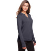 North End Women's Carbon Jaq Snap-Up Stretch Performance Pullover