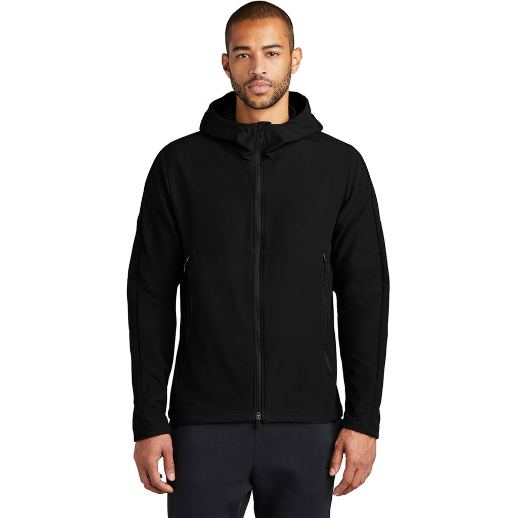 Nike Men's Black Hooded Soft Shell Jacket