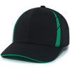 Pacific Headwear Black/Kelly Coolcore Sildline Snapback Cap