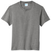 Port & Company Youth Graphite Heather Fan Favorite Blend Tee