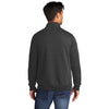 Port & Company Men's Dark Heather Grey Core Fleece 1/4 Zip Pullover Sweatshirt