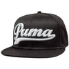Puma Golf Black & White Script Cool Cell Snapback Cap